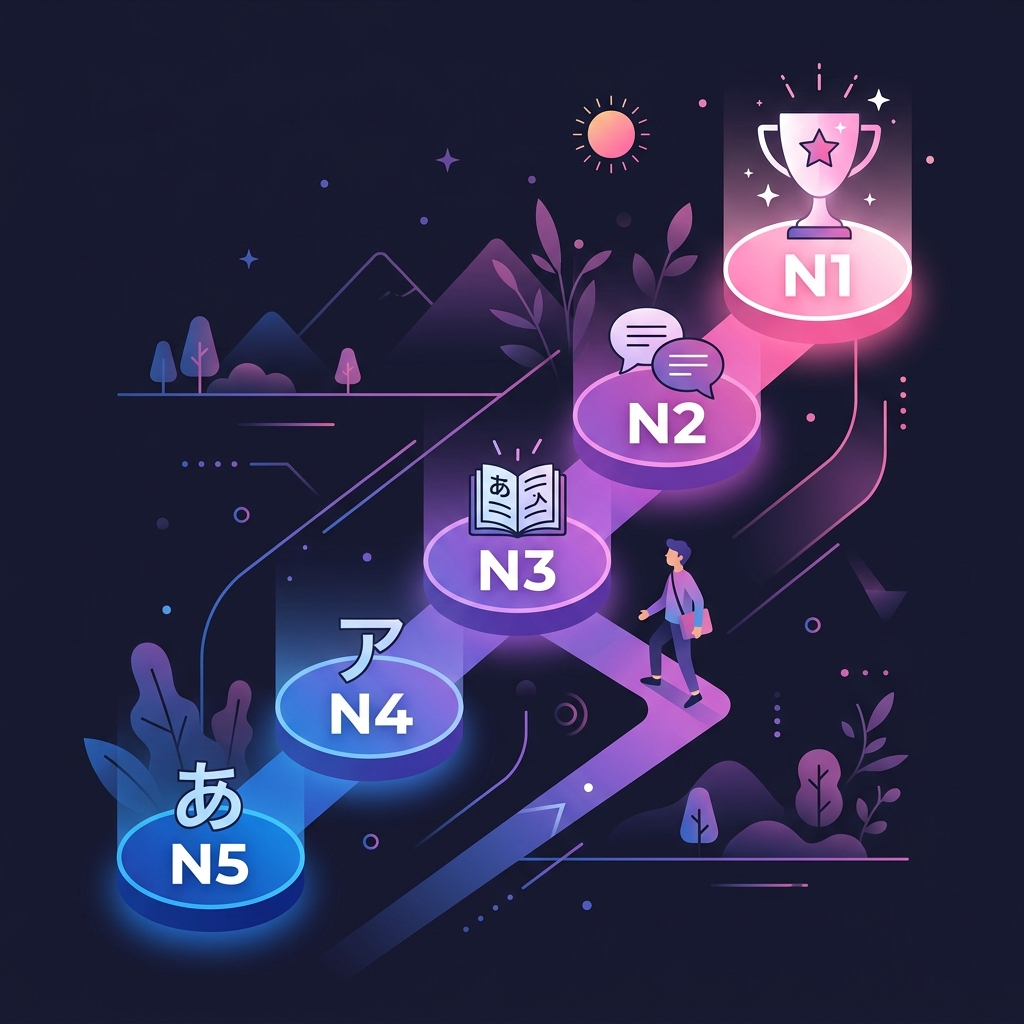 Lộ trình học JLPT từ N5 đến N1